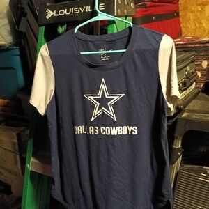 NFL Kids Dallas Cowboys Navy and White Tee